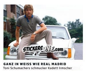 Cromo Ganz in weiss wie Real Madrid - 11 Freunde - Fussball Klassiker - Juststickit