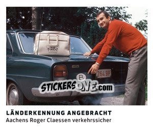 Sticker Länderkennung Angebracht