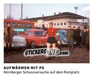 Sticker Aufwärmen mit PS - 11 Freunde - Fussball Klassiker n. 196 - Juststickit