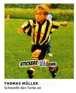 Cromo Thomas Müller - 11 Freunde - Fussball Klassiker - Juststickit