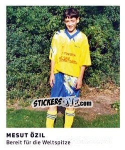 Sticker Mesut Özil - 11 Freunde - Fussball Klassiker n. 199 - Juststickit