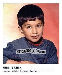 Sticker Nuri Sahin - 11 Freunde - Fussball Klassiker - Juststickit