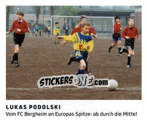 Figurina Lukas Podolski - 11 Freunde - Fussball Klassiker - Juststickit