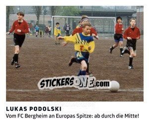 Sticker Lukas Podolski - 11 Freunde - Fussball Klassiker n. 209 - Juststickit