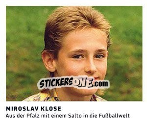 Sticker Miroslav Klose - 11 Freunde - Fussball Klassiker - Juststickit