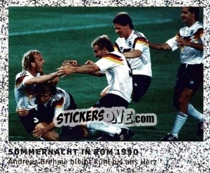 Sticker Sommernacht in Rom 1990 - 11 Freunde - Fussball Klassiker - Juststickit