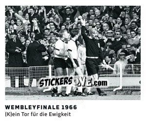 Sticker Wembleyfinale 1966