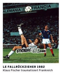 Sticker Le Fallrückzieher 1982 - 11 Freunde - Fussball Klassiker - Juststickit