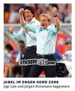 Figurina Jubel im engen Hemd 2006 - 11 Freunde - Fussball Klassiker - Juststickit