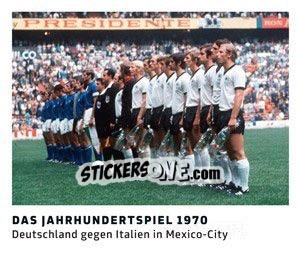 Sticker Das Jahrhundertspiel 1970 - 11 Freunde - Fussball Klassiker n. 228 - Juststickit