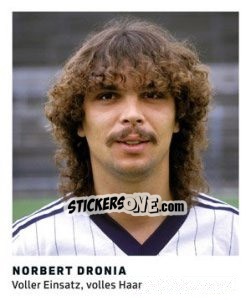 Sticker Norbert Dronia - 11 Freunde - Fussball Klassiker - Juststickit