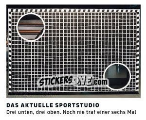 Sticker Das aktuelle Sportstudio - 11 Freunde - Fussball Klassiker - Juststickit