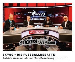 Sticker Sky90 - die Fussballdebatte - 11 Freunde - Fussball Klassiker - Juststickit