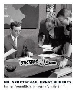 Sticker Mr.Sportschau: Ernst Huberty