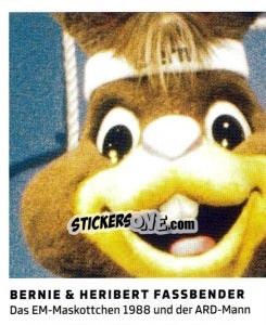 Sticker Bernie / Heribert Fassbender - 11 Freunde - Fussball Klassiker n. 254 - Juststickit