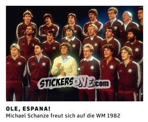 Sticker Ole, Espana! - 11 Freunde - Fussball Klassiker n. 266 - Juststickit