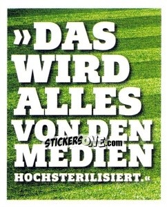 Sticker Bruno Labbadia - 11 Freunde - Fussball Klassiker n. 271 - Juststickit