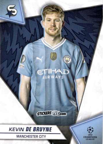 Figurina Kevin De Bruyne - UEFA Club Competitions Superstars 2023-2024
 n. 88 - Topps