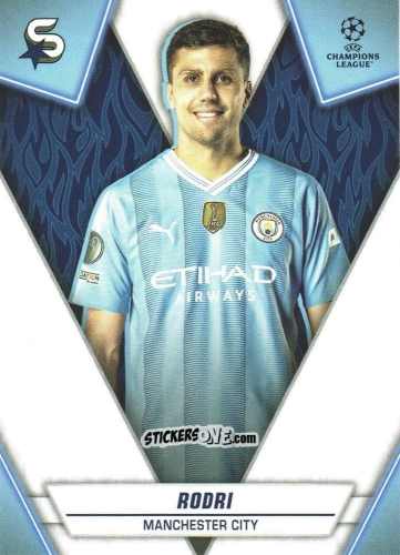 Cromo Rodri - UEFA Club Competitions Superstars 2023-2024
 n. 93 - Topps