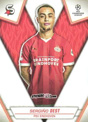 Figurina Sergiño Dest - UEFA Club Competitions Superstars 2023-2024
 n. 121 - Topps