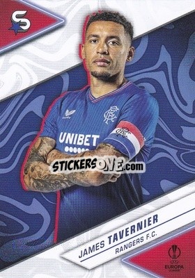 Sticker James Tavernier - UEFA Club Competitions Superstars 2023-2024
 n. 126 - Topps