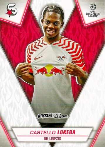 Figurina Castello Lukeba - UEFA Club Competitions Superstars 2023-2024
 n. 129 - Topps
