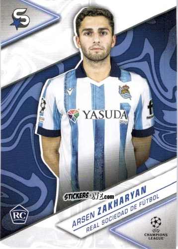 Figurina Arsen Zakharyan - UEFA Club Competitions Superstars 2023-2024
 n. 144 - Topps