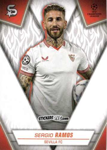 Sticker Sergio Ramos - UEFA Club Competitions Superstars 2023-2024
 n. 148 - Topps