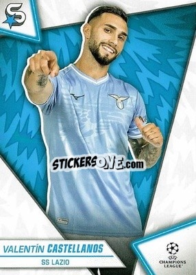 Sticker Valentín Castellanos - UEFA Club Competitions Superstars 2023-2024
 n. 155 - Topps