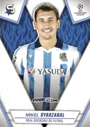 Cromo Mikel Oyarzabal - UEFA Club Competitions Superstars 2023-2024
 n. 165 - Topps