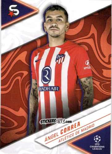 Figurina Ángel Correa - UEFA Club Competitions Superstars 2023-2024
 n. 168 - Topps