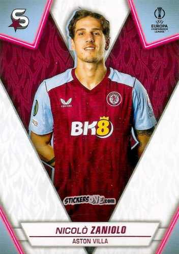 Sticker Nicolò Zaniolo - UEFA Club Competitions Superstars 2023-2024
 n. 170 - Topps