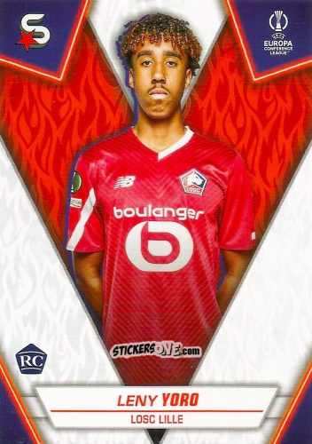 Sticker Leny Yoro - UEFA Club Competitions Superstars 2023-2024
 n. 174 - Topps