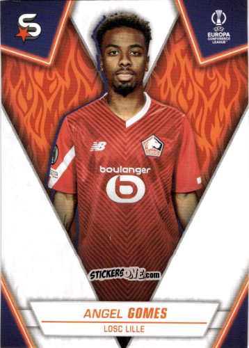 Figurina Angel Gomes - UEFA Club Competitions Superstars 2023-2024
 n. 175 - Topps