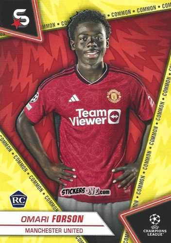 Sticker Omari Forson - UEFA Club Competitions Superstars 2023-2024
 n. 182 - Topps