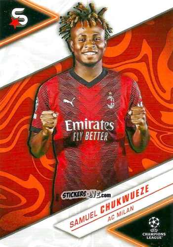 Figurina Samuel Chukwueze - UEFA Club Competitions Superstars 2023-2024
 n. 6 - Topps