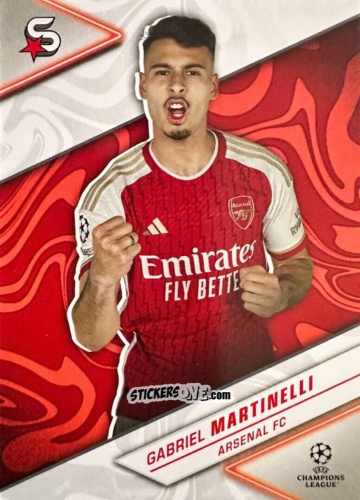 Figurina Gabriel Martinelli - UEFA Club Competitions Superstars 2023-2024
 n. 9 - Topps
