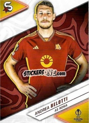 Sticker Andrea Belotti - UEFA Club Competitions Superstars 2023-2024
 n. 18 - Topps