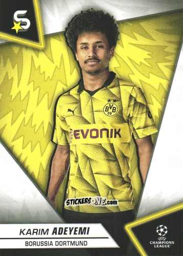 Figurina Karim Adeyemi - UEFA Club Competitions Superstars 2023-2024
 n. 32 - Topps