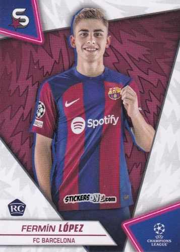 Sticker Fermín López - UEFA Club Competitions Superstars 2023-2024
 n. 50 - Topps