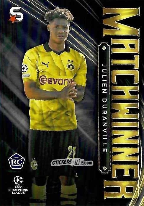 Cromo Julien Duranville - UEFA Club Competitions Superstars 2023-2024
 n. MW-8 - Topps