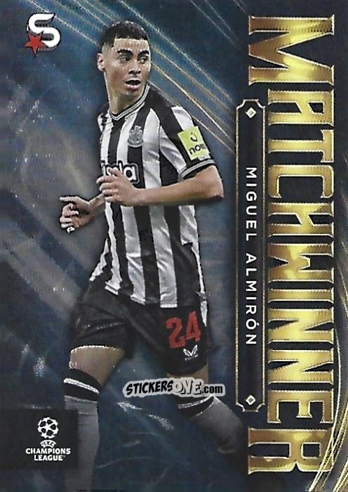 Sticker Miguel Almirón - UEFA Club Competitions Superstars 2023-2024
 n. MW-23 - Topps