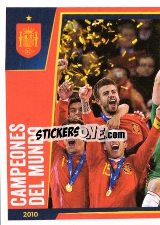 Sticker Campeones del mundo - 1 - Carrefour ¡Vamos Selección!
 n. 1 - Panini