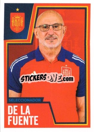 Sticker Luis De La Fuente - Carrefour ¡Vamos Selección!
 n. 5 - Panini