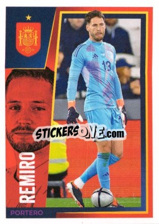 Sticker Alex Remiro - Carrefour ¡Vamos Selección!
 n. 7 - Panini