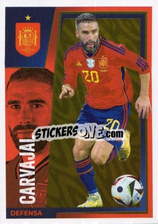 Sticker Daniel Carvajal - Carrefour ¡Vamos Selección!
 n. 9 - Panini