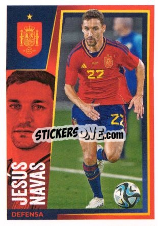 Sticker Jesus Navas - Carrefour ¡Vamos Selección!
 n. 10 - Panini