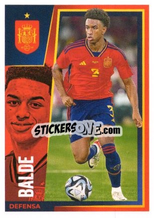 Sticker Alejandro Balde - Carrefour ¡Vamos Selección!
 n. 17 - Panini