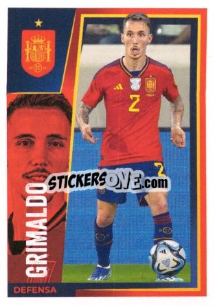 Sticker Alejandro Grimaldo - Carrefour ¡Vamos Selección!
 n. 18 - Panini