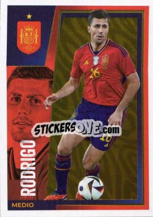 Sticker Rodri - Carrefour ¡Vamos Selección!
 n. 19 - Panini
